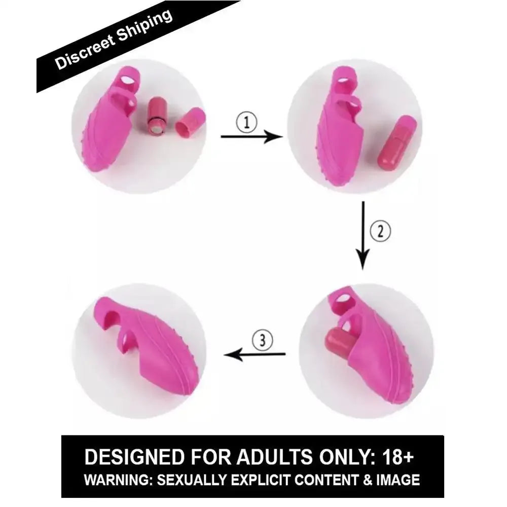 Finger Vibrator Massager for Women – Wearable Mini Personal Wellness Device