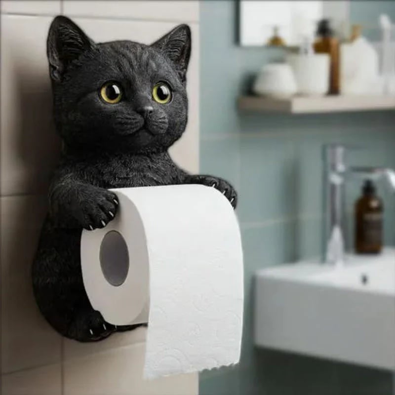 New Arrival 🧻 Wall-Mounted Pet Toilet Paper Holder 🐾