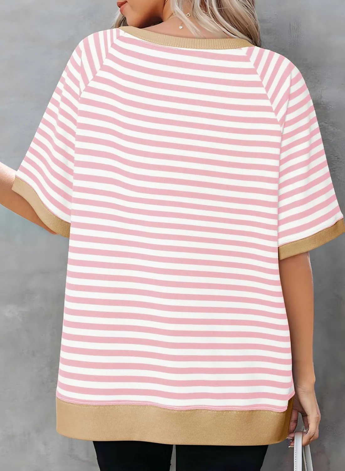 Women's Oversized Striped T Shirts product image 3