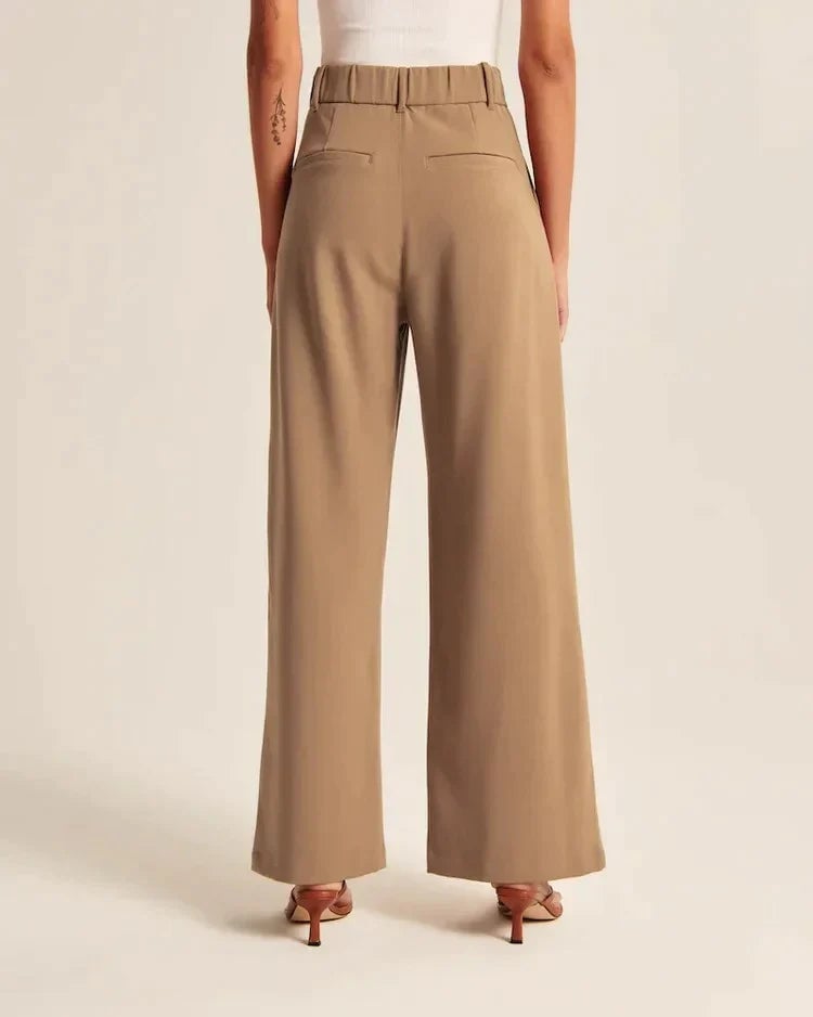 Wide-Leg Tailored Pants - Buy two and get free shipping!