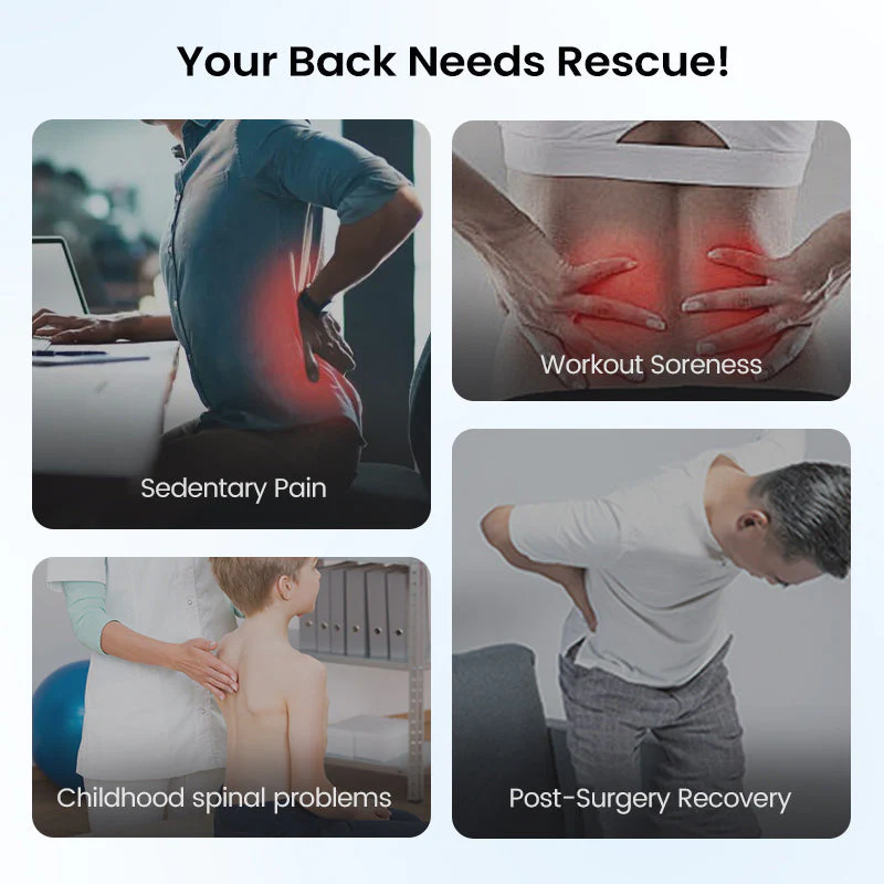 ⚡ Lumbar Stretcher – Ergonomic Spine Support, Adjustable Stretching Levels, Lightweight & Portable 🪑