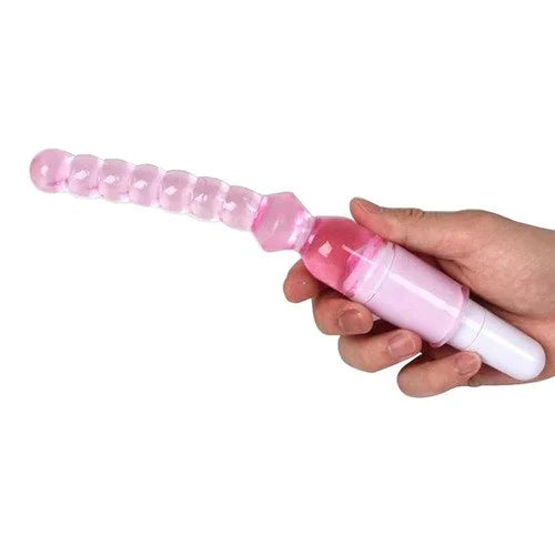Beaded Shape Vibrator Massager – Battery Operated Personal Wellness Massager