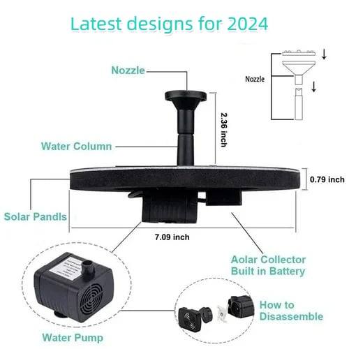 🔥BIG SALE 49% OFF🔥🔥Solar-Powered Fountain Kit mysite