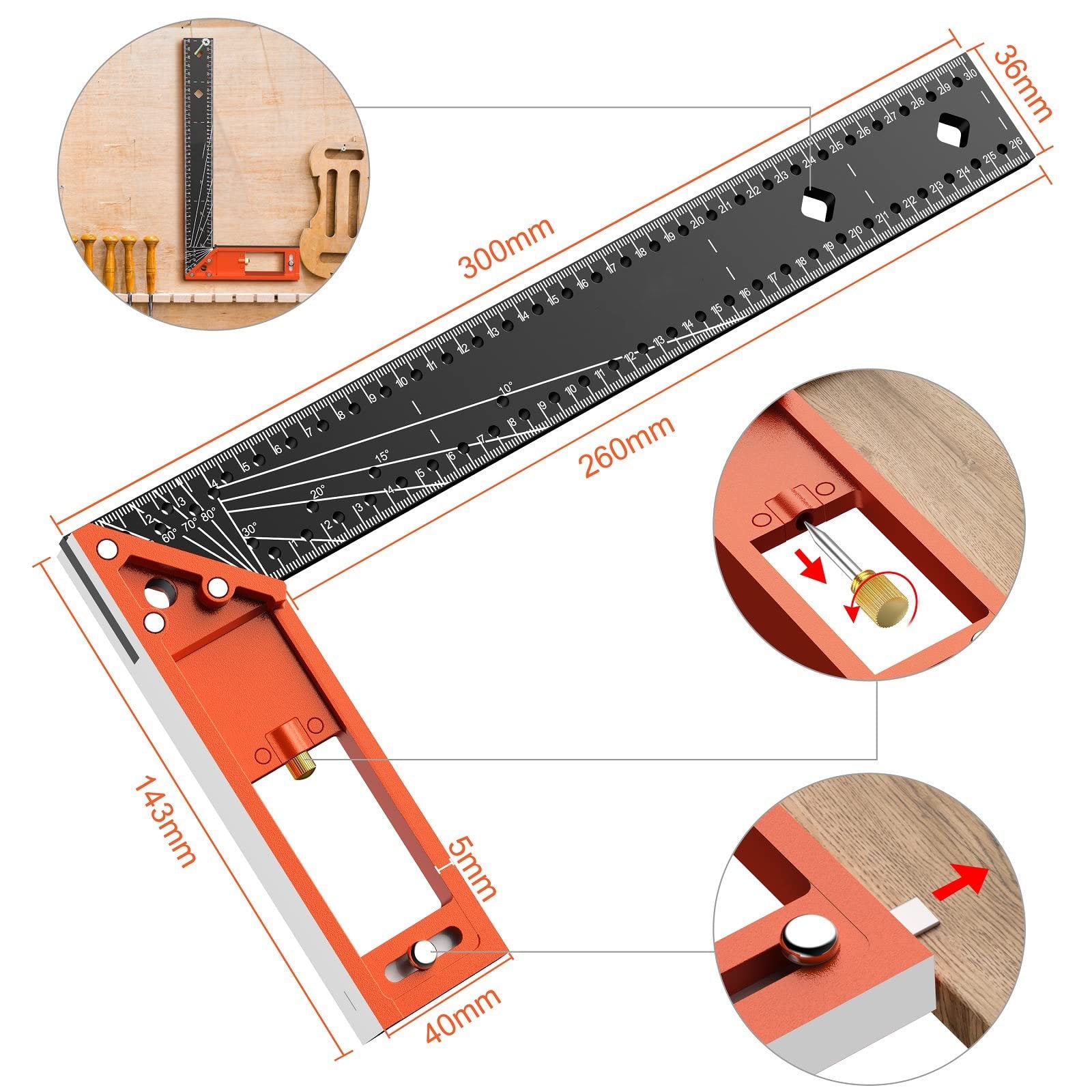 Multi-angle measuring ruler-high quality professional measuring tool mysite