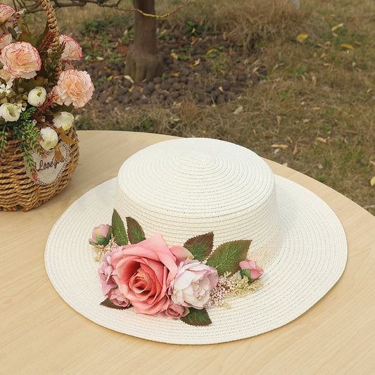 Handmade Woven Flower Straw Hat💥Buy 2 Get 10% OFF