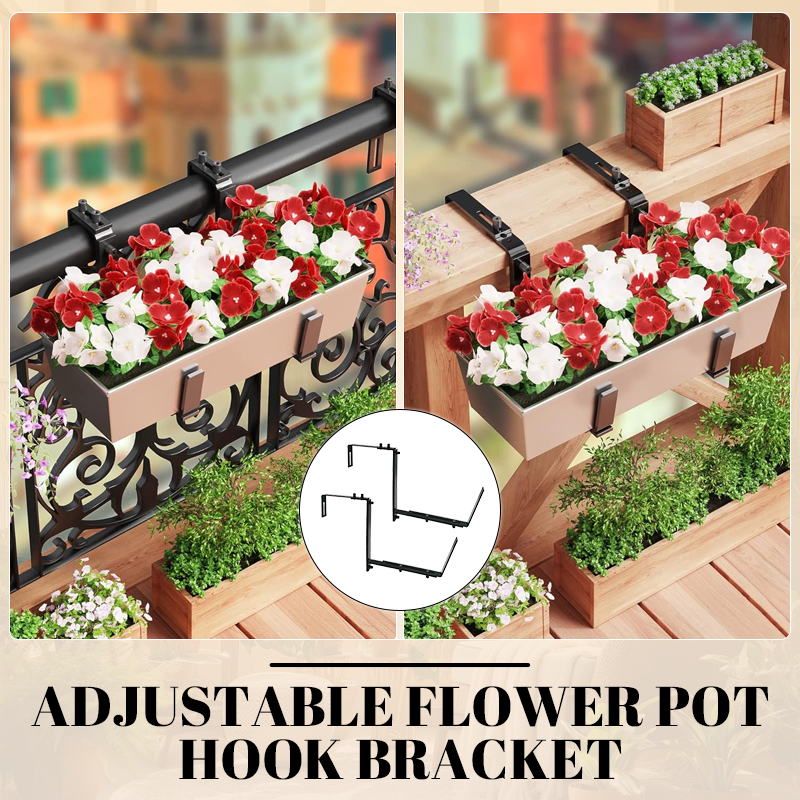 Adjustable Flower Pot Hook Bracket