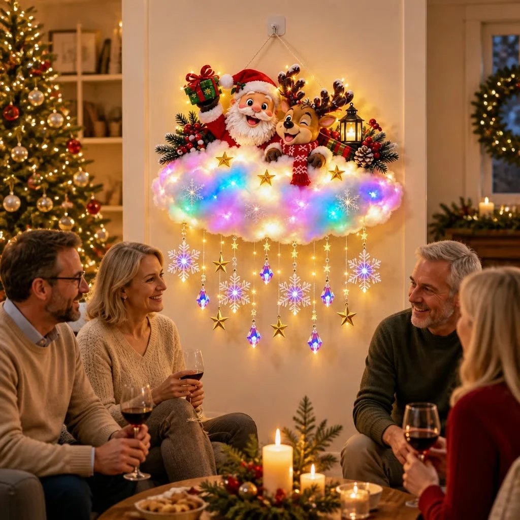 Festive Light-Up Angel – 'Christmas Blessing' Angel Glow Decoration