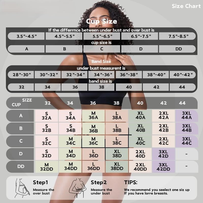 Womens Comfortable Wireless Bras - Buy 1, Get 1 Free (2-pack)