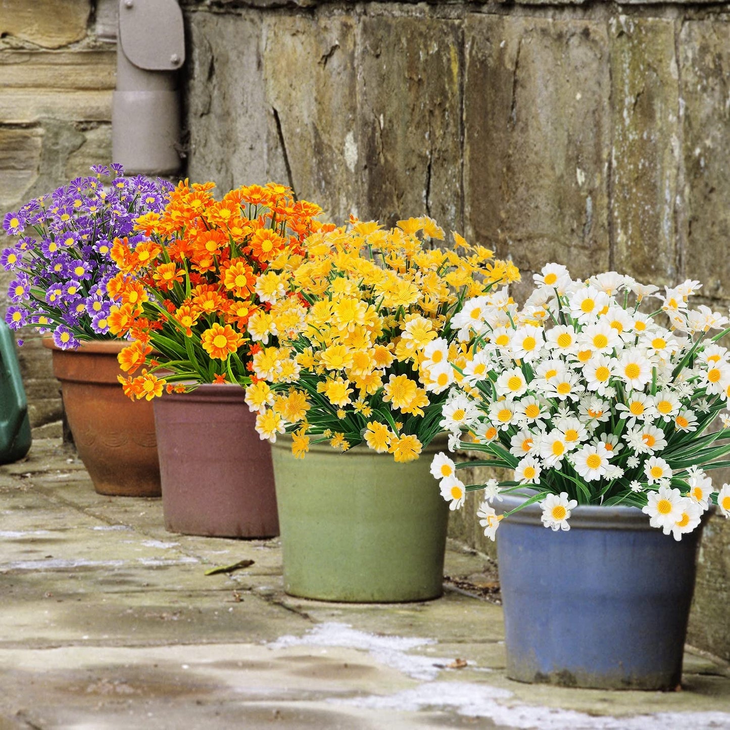 (🔥HOT SALE NOW 49% OFF) - Artificial Daisies Flowers for Outdoors💐 mysite