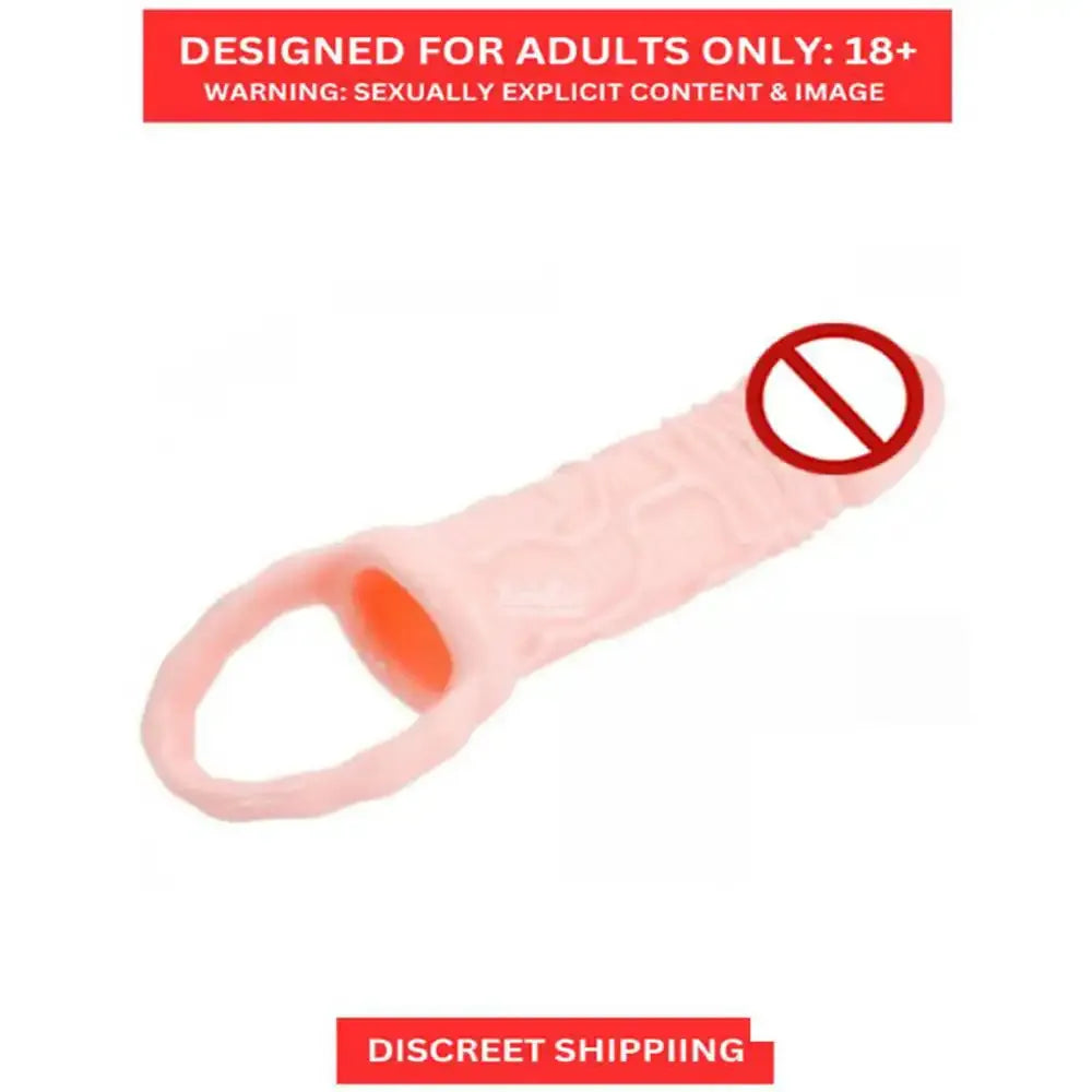 Soft Silicone Sleeve Dragons Reusable Condom – Textured Extension Wellness Sleeve