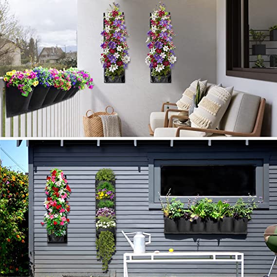 (🔥Last Day Promotion-SAVE 50% OFF)🌷7 Pockets Hanging Vertical Planter-BUY 3 GET FREE SHIPPING