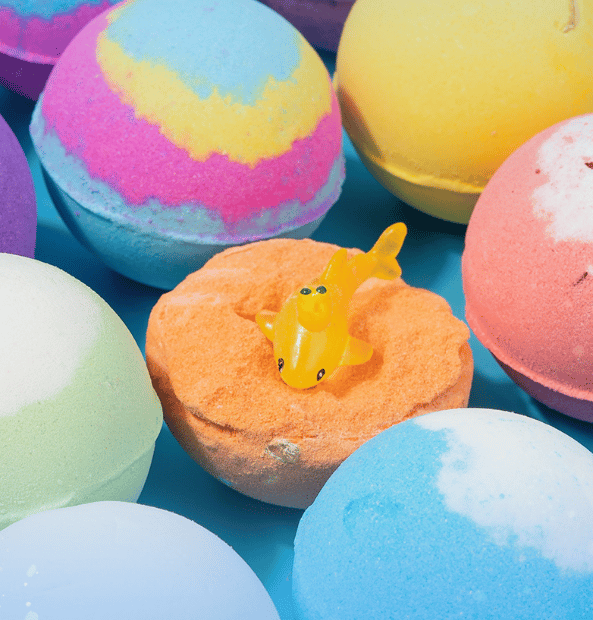 🔥🛁 Natural Bath Bombs for Kids with Mega Bubbles & Surprise Inside 🥚✨ Same as in the video
