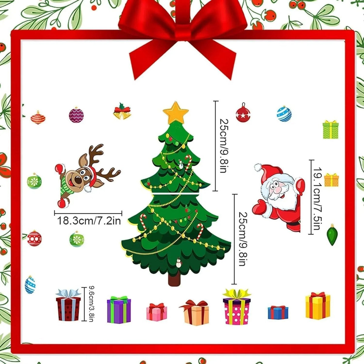 🔥HOT SALE🔥 49% OFF – 🎄DIY Magnetic Christmas Fridge Decor | Reusable Tree & Holiday Magnets for Family Fun 🧲