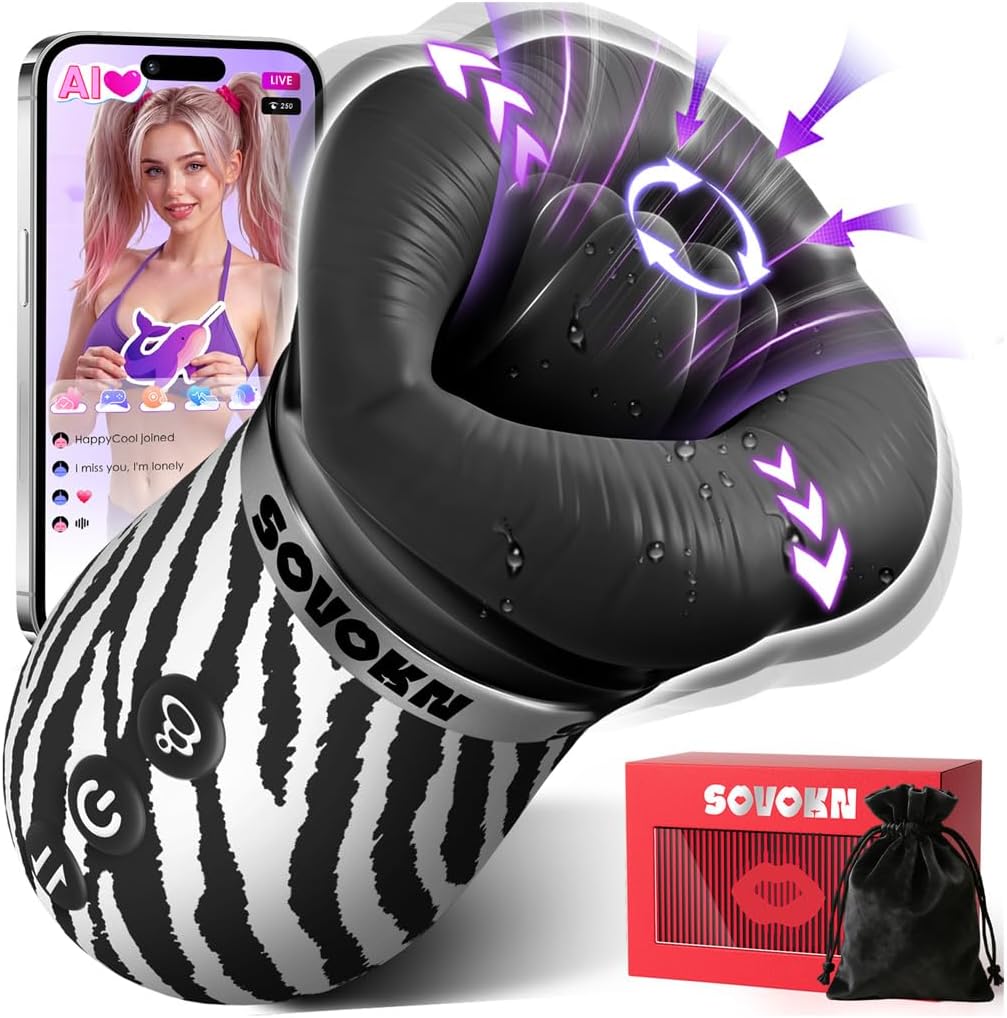Vibrator Adult Sex Toys for Women - TooShy 5IN1 Mouth Sucking Vibrator Rose Sex Toy, 10 Tongue Licking, 3 Auto & 1 Manual Sucking Adult Toys New APP, Anal Clit Nipple Vibrators Female Couples Sex Toys