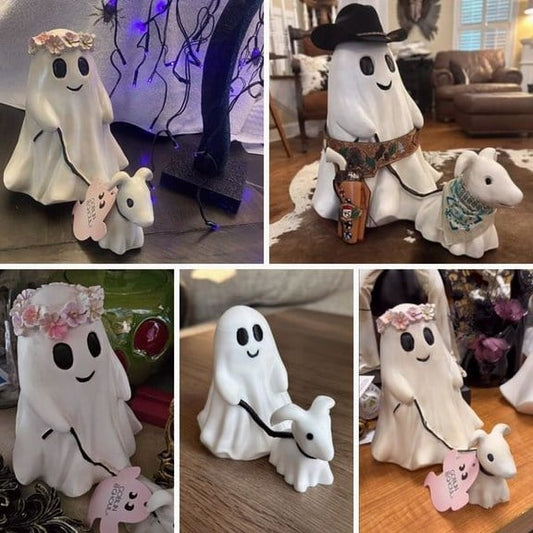 ✨2024 Ghost Walking Dog Statue 👻🔥BUY 2 Free Shipping