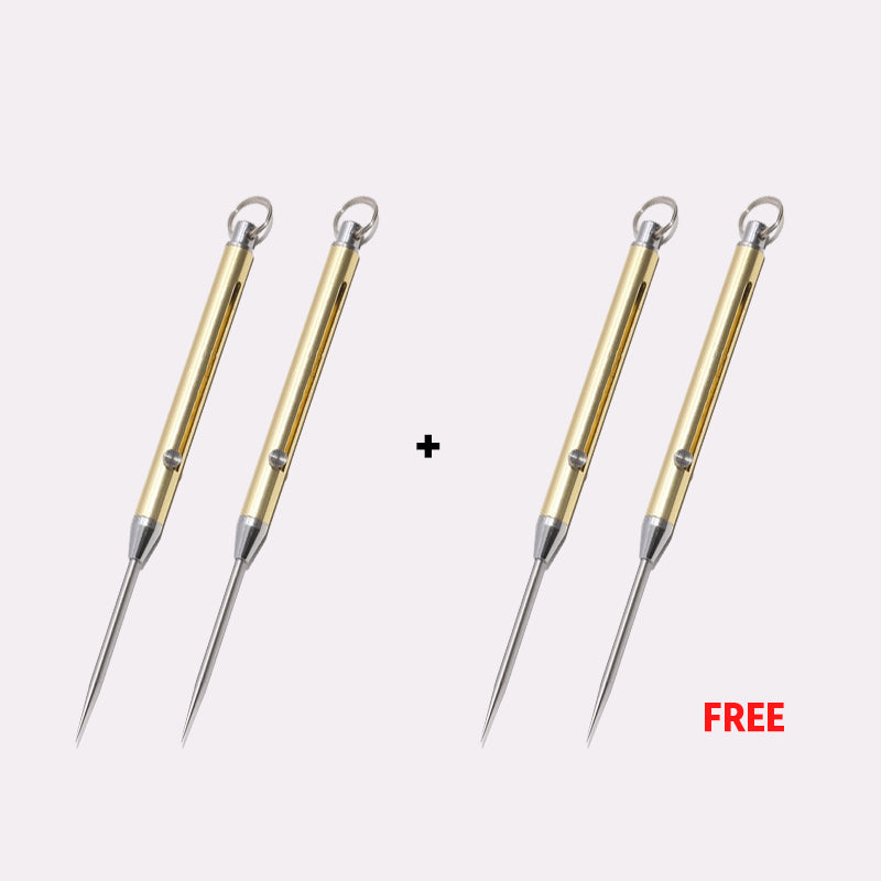 🔥Buy 5 get 10 free🔥Multi-functional titanium alloy retractable toothpick