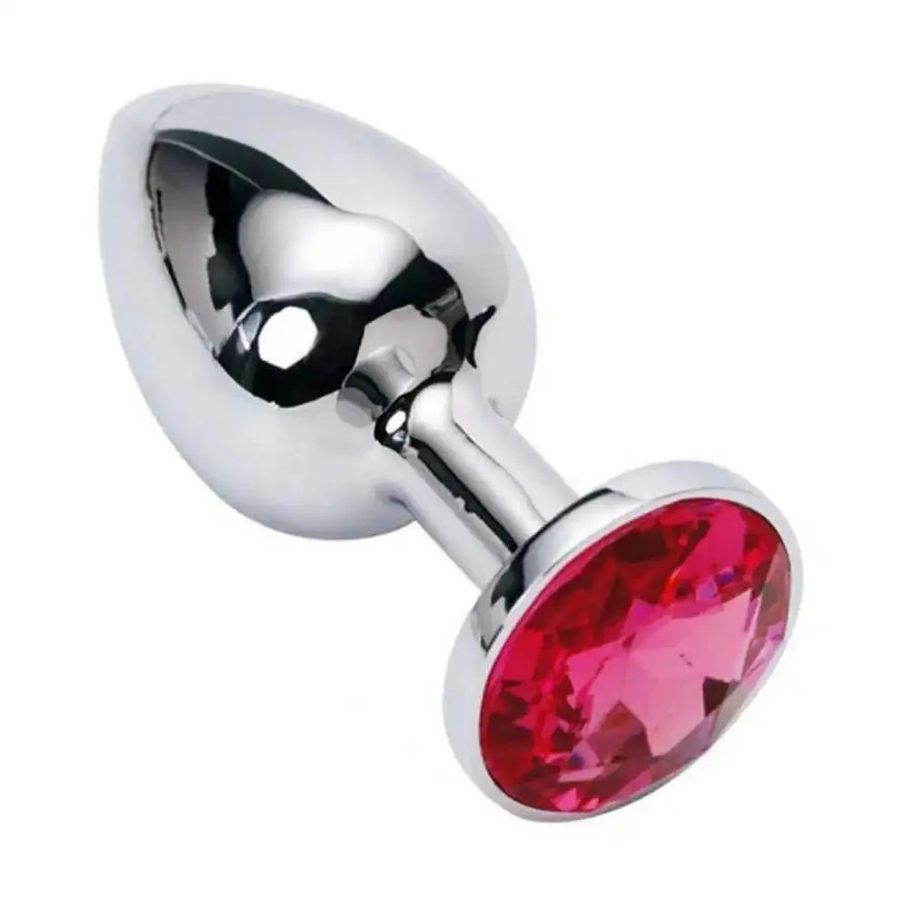 Imported Stainless Steel Metal Plug – Crystal Handle Premium Wellness Accessory