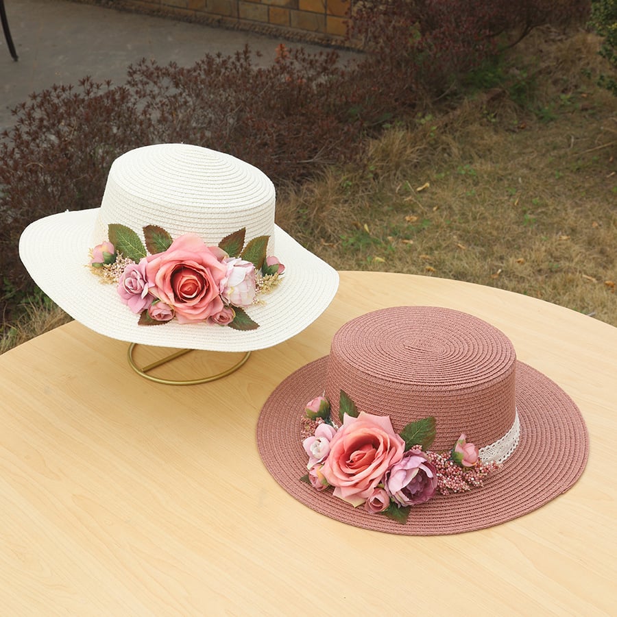 Handmade Woven Flower Straw Hat💥Buy 2 Get 10% OFF