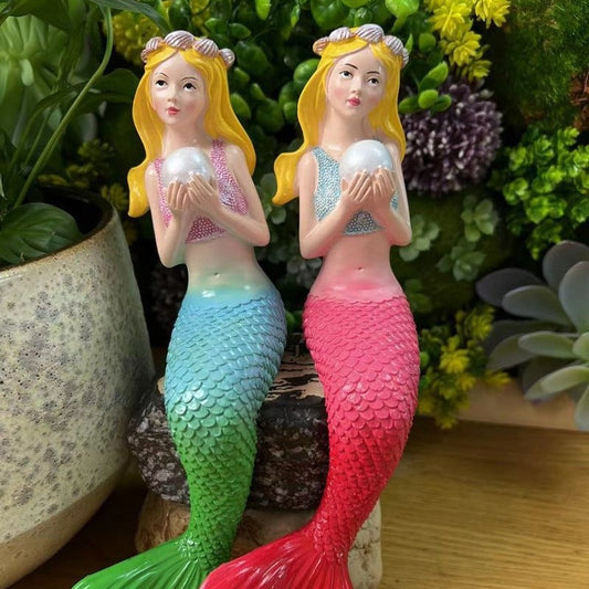 Garden Ornaments Mermaid Outdoor Balcony Yard Landscaping Decoration