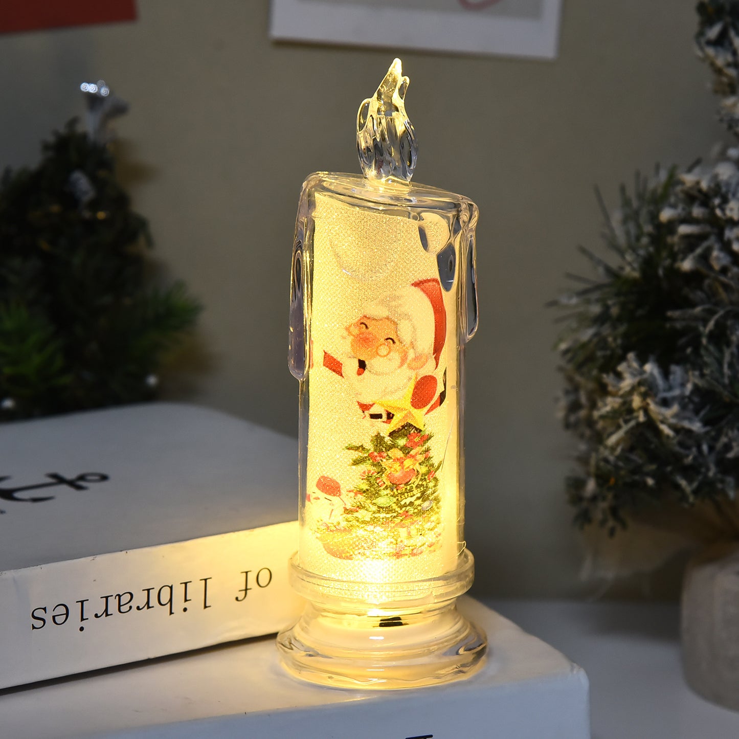 🌲🌲Flameless LED Christmas Candle Lights, 🕯️🕯️Christmas/Halloween/Easter Special Gift🎁🎁