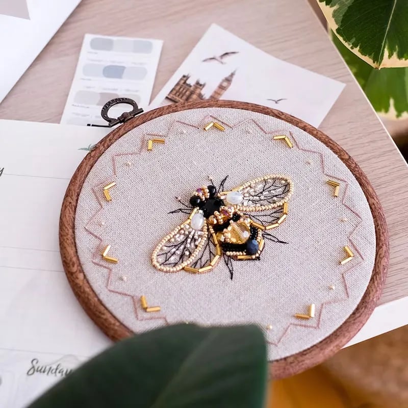 Insect Bead Embroidery Kit