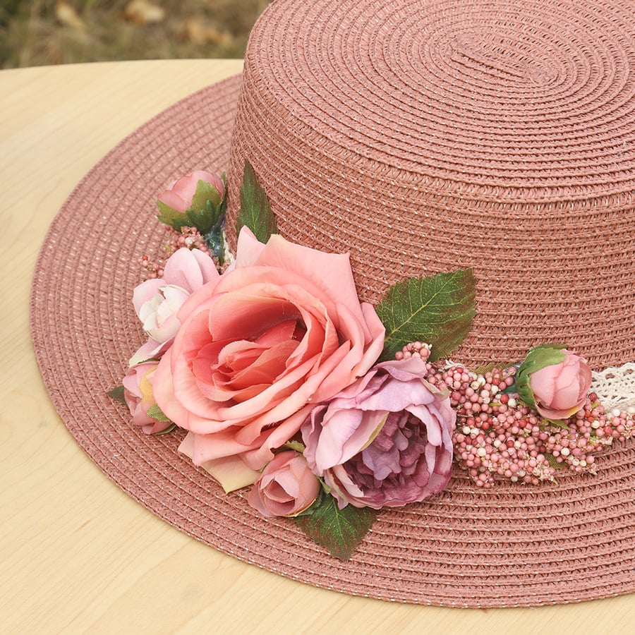 Handmade Woven Flower Straw Hat💥Buy 2 Get 10% OFF