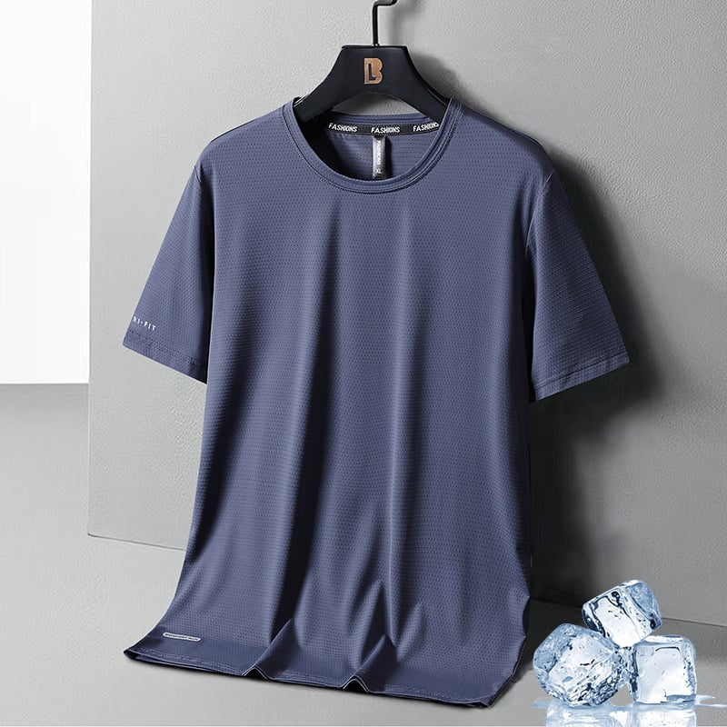 🔥SUMMER HOT SALE - 49% OFF🔥Ice Silk Round Neck T-Shirt