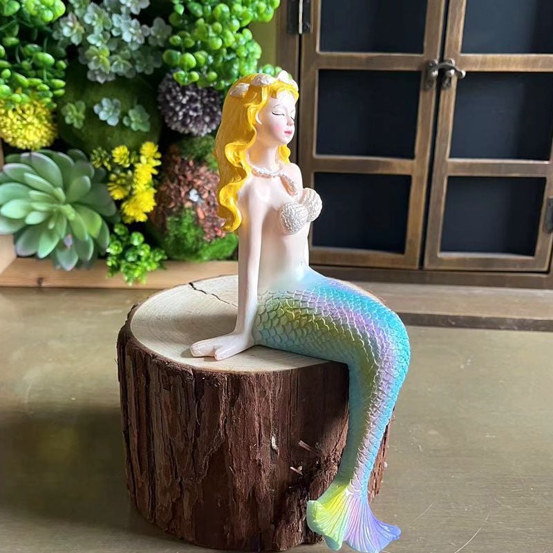 Garden Ornaments Mermaid Outdoor Balcony Yard Landscaping Decoration