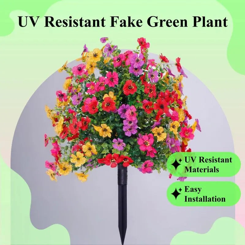 UV Resistant Colorful Fake Flower