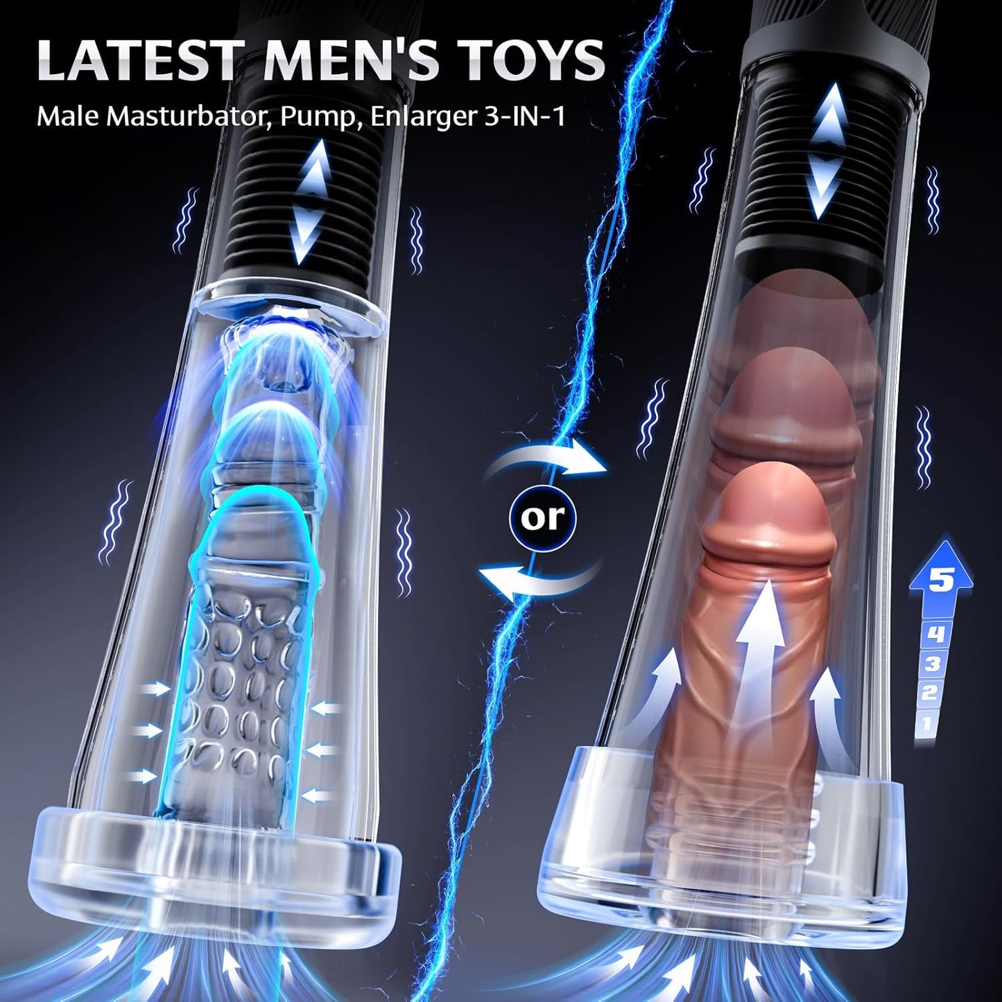 🎁🎁💥The 'Sculptor' Penis Pump💥Shape Your Size💪💪Amplify Your Pleasure😍-TooShy