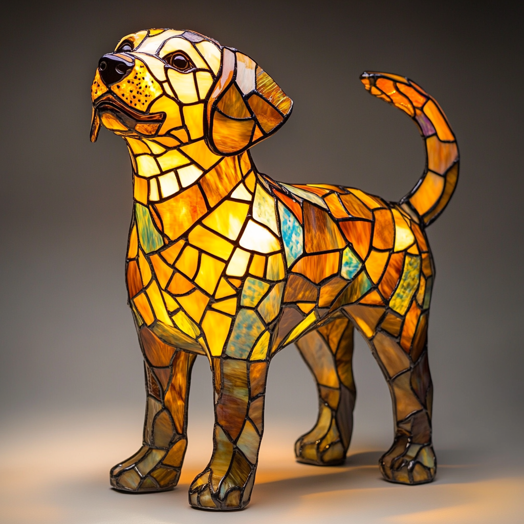 Funny Puppy Table Lamp