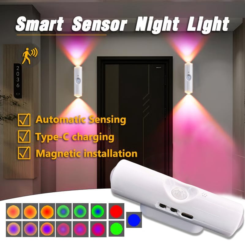Remote Sensor Led 🔥Christmas Sale - Rechargeable Smart LED Motion Sensor Ambient Light ...
