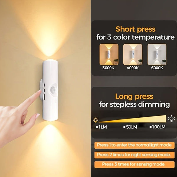 🔥Christmas Sale - Rechargeable Smart LED Motion Sensor Ambient Light ...