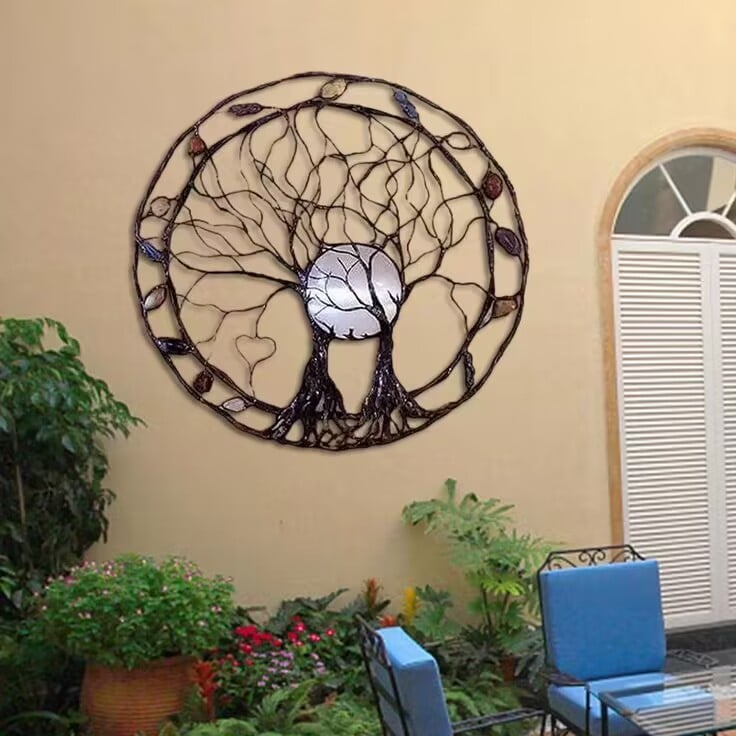 Circle of Life Garden Wall Art, The Moon Huggers