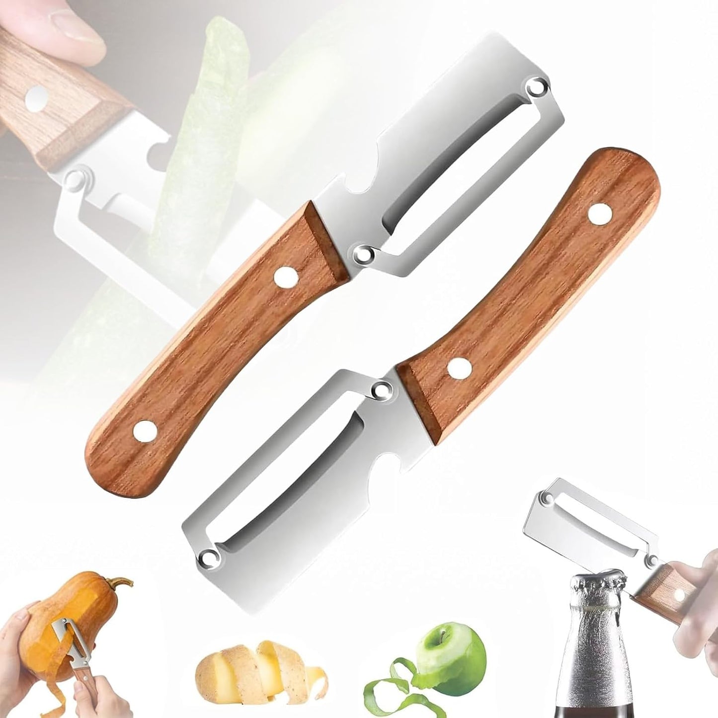 🍉Hot sale🍍New 2-in-1 Multifunctional Fruit & Vegetable Peeler🔪