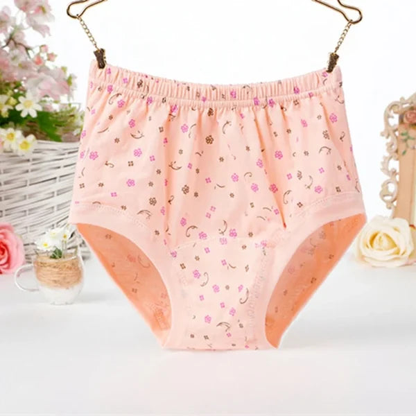 🔥 New High-Waist Ladies Cotton Panties Plus Sizes