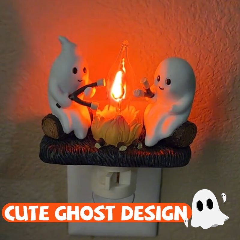 2024 USB Ghost Campfire Flickering Nightlight✨🔥👻BUY 2 Free Shipping