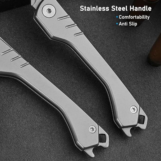 ⏰🏆Folding Scalpel Knife with 10pcs Replaceable Blades