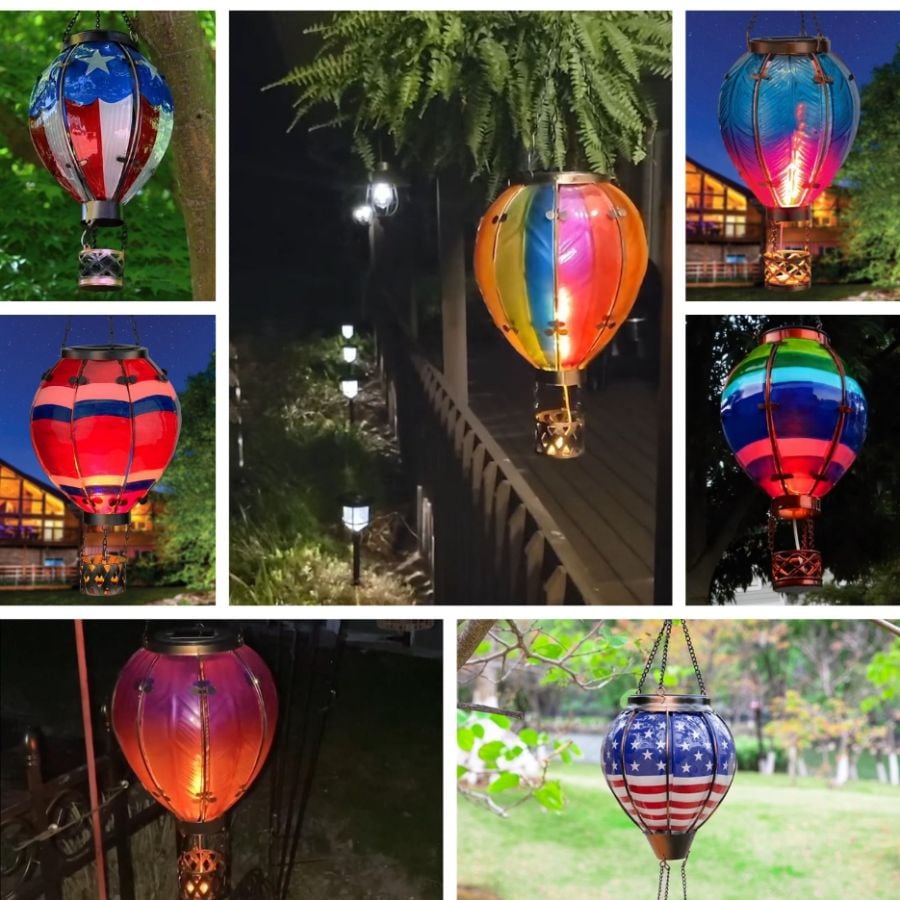 Hot Air Balloon Solar Lantern mysite