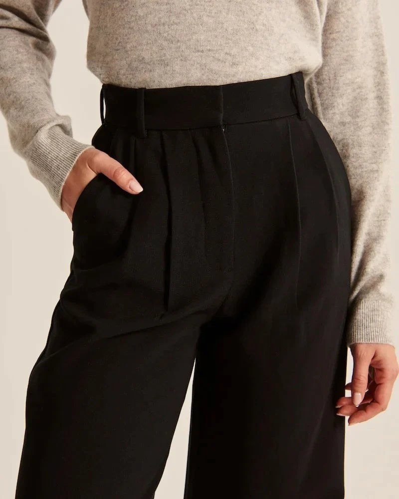 Wide-Leg Tailored Pants - Buy two and get free shipping! mysite