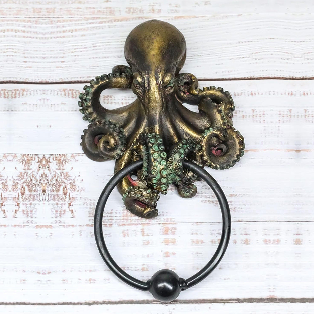 New Halloween Gift Decoration Cthulhu Octopus Skull Door Knocker - The Perfect Blend of Horror and Art