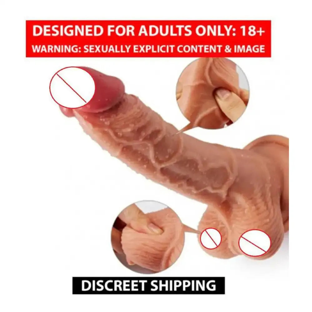 Premium Quality Suction Base Realistic Wellness Massager for Women – Flexible Personal Care Accessory