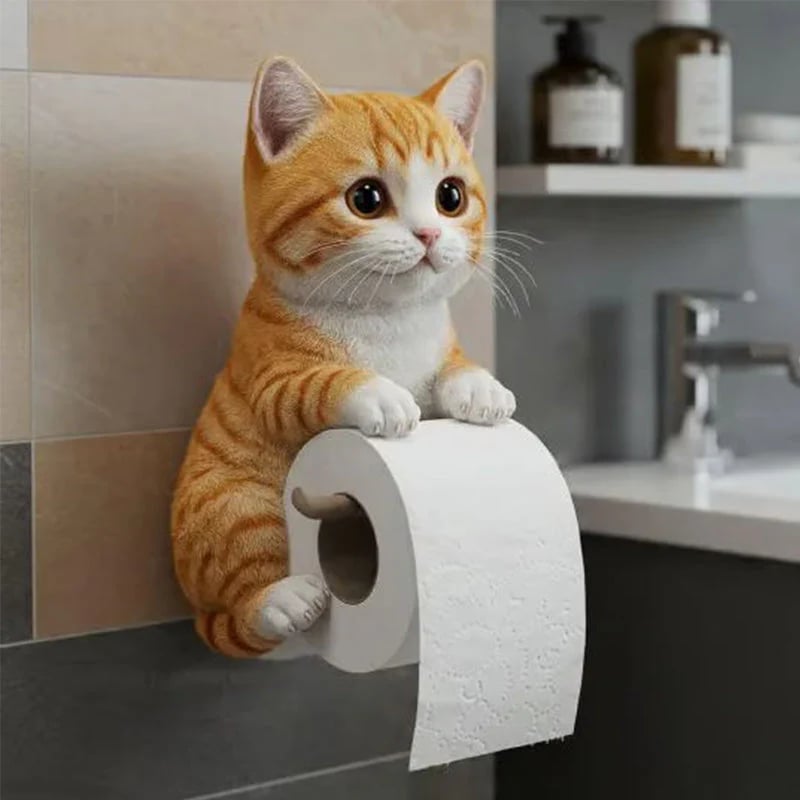 New Arrival 🧻 Wall-Mounted Pet Toilet Paper Holder 🐾