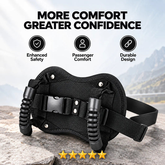 🏍️ Motorcycle Passenger Grip Belt | Wearable Pillion Hold Strap