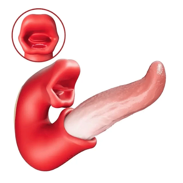 2026 Upgraded 3-in-1 Rose Toy – Automatic Thrusting G-Spot Vibrator & Air-Pulse Clit Sucker, Waterproof Liquid Silicone with Smart Heating🗽