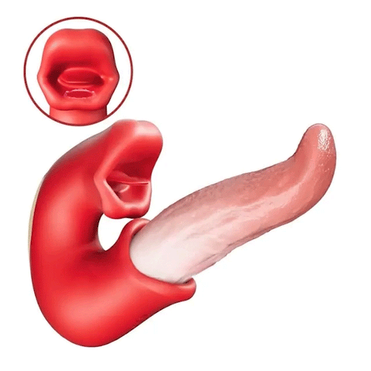2026 Upgraded 3-in-1 Rose Toy – Automatic Thrusting G-Spot Vibrator & Air-Pulse Clit Sucker, Waterproof Liquid Silicone with Smart Heating🗽
