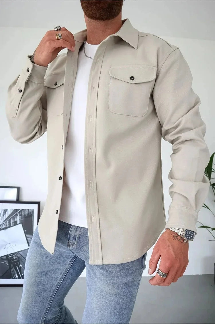 Button Down Shirt Jacket (Buy 2 Free Shipping) mysite