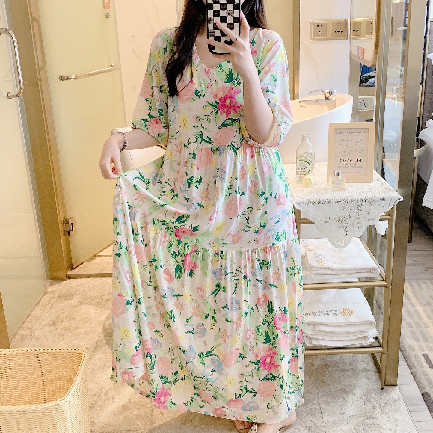 💃Only $35.99💃Women's V-neck Bohemian dress