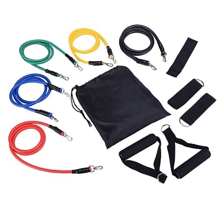 11 Piece Stackable Resistance Bands