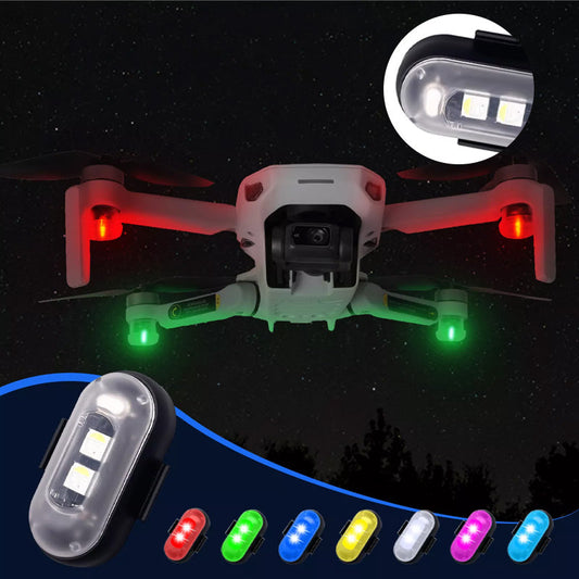 Universal colorful flashing warning light for drones, cars, motorcycles and bicycles Remote Control Strobe Light